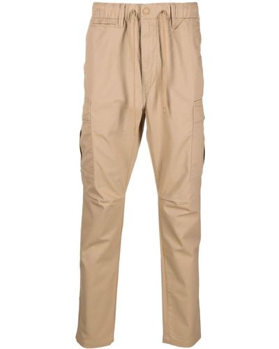 Polo Ralph Lauren Pantalon cargo ajusté en coton mélangé - Neutre