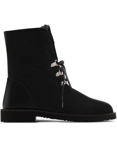 Giuseppe Zanotti Fortune Leather Boots - Black