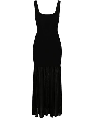 Matteau Knitted Maxi Dress - Black