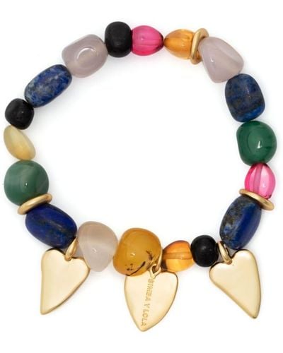 Bimba Y Lola Stone-beads Elasticated Bracelet - Blue