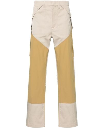 Roa Panelled Cargo Pants - Natural