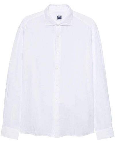 Fedeli Phil Linen Shirt - White