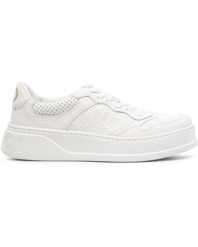 Gucci Sneaker LEATHER TENNIS SNEAKER - Weiß