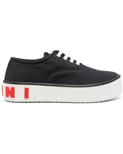 Marni Paw Lace-up Sneakers - Black