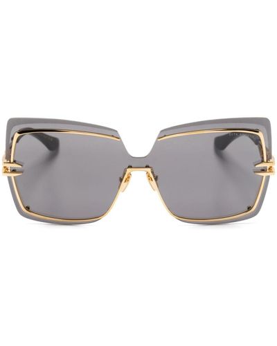 Dita Eyewear Brokyn Square-frame Sunglasses - Grey