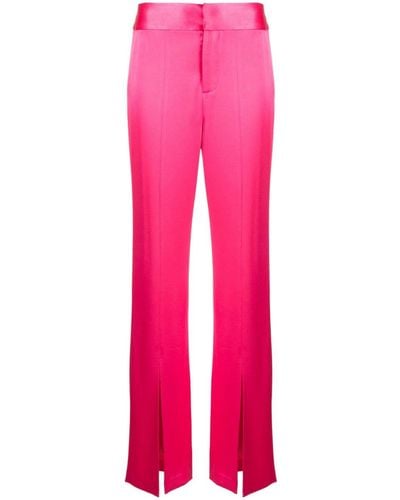 Alice + Olivia Jody High-waist Split Pants - Pink