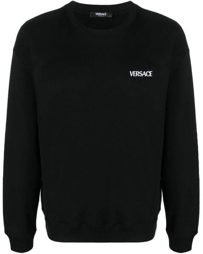 Versace Sweatshirt mit Hills-Print - Schwarz