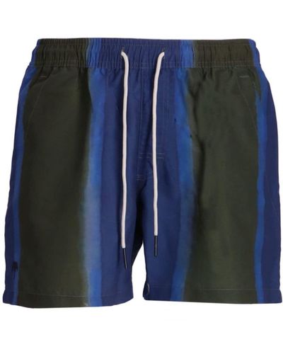Oas Murky Mist Swim Shorts - Blue