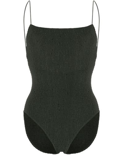 Totême Square-neck One-piece Swimsuit - Black
