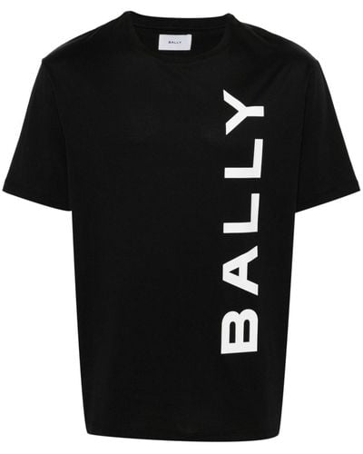 Bally T-Shirt mit Logo-Print - Schwarz