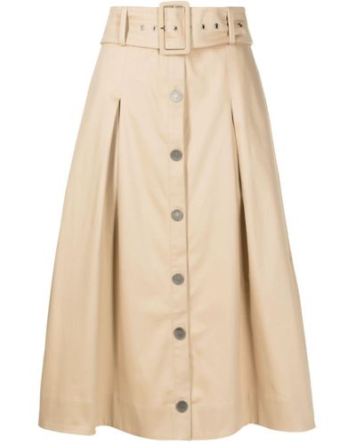 Isolda Virginia midi utility skirt - Neutro