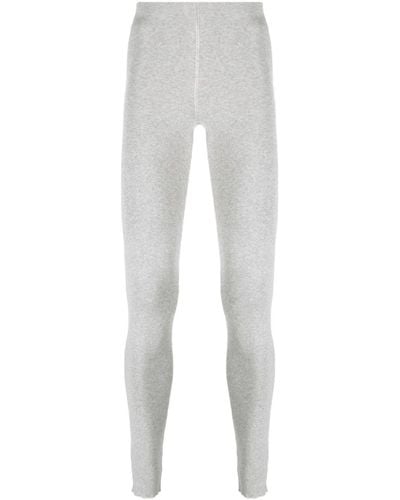 Extreme Cashmere Leggings a coste - Bianco