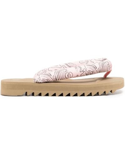 Suicoke GTA Sandalen mit Zehensteg - Pink
