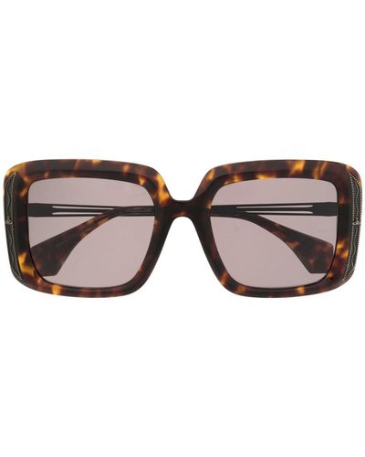 Vivienne Westwood Tortoiseshell Square-frame Sunglasses - Brown