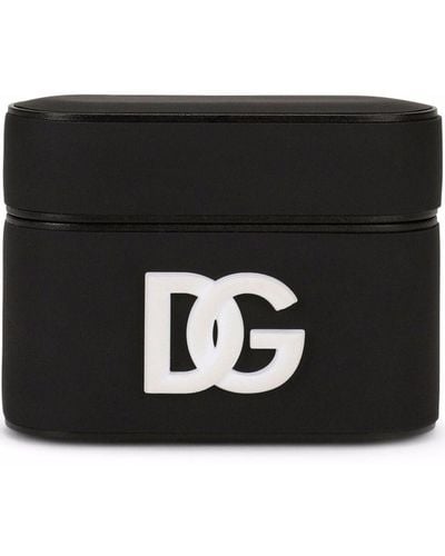 Dolce & Gabbana Dg-logo Airpods Pro Case - Black