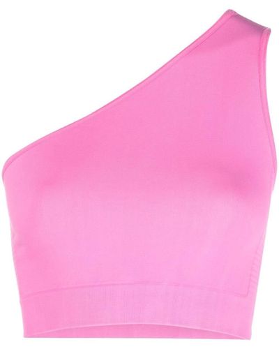 Rick Owens One-shoulder Knit Top - Pink
