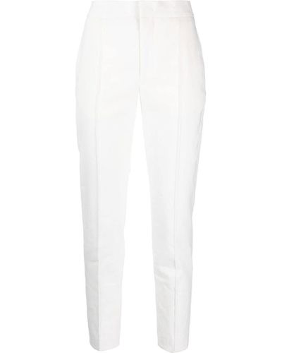 Isabel Marant Pantalon de tailleur à coupe courte - Blanc