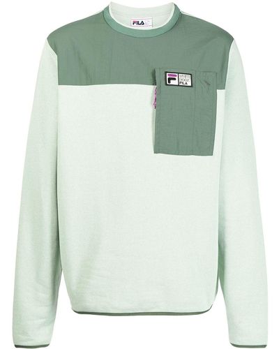 Fila Sweater Met Colourblocking - Groen
