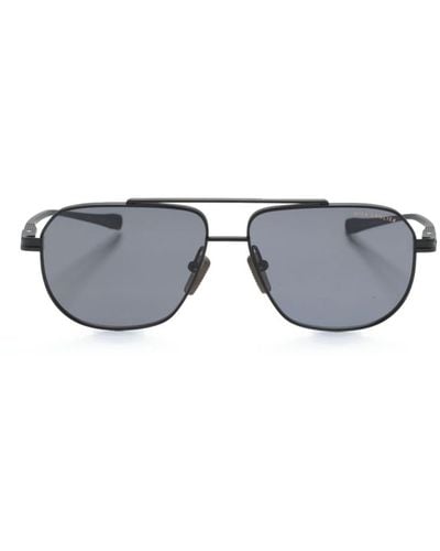 Dita Eyewear Lsa-417 Navigator-frame Sunglasses - Grey
