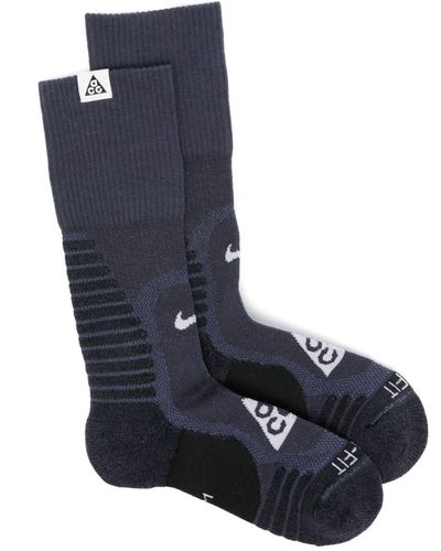 Nike Sokken Met Capuchon - Blauw