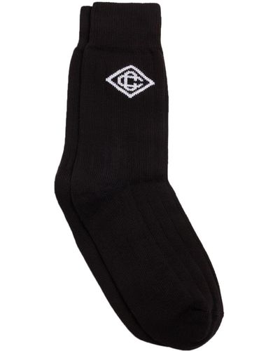 Casablancabrand Socken mit Intarsien-Logo - Schwarz