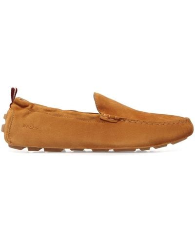 Bally Kyler Suede Loafers - Brown