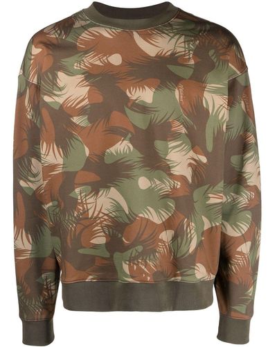 Moschino Graphic-print Knitted Sweatshirt - Brown