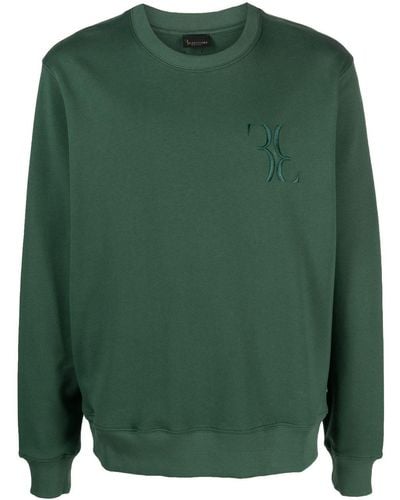 Billionaire Logo-embroidered Sweatshirt - Green