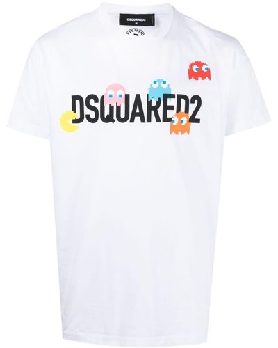 DSquared² T-shirt con stampa - Bianco
