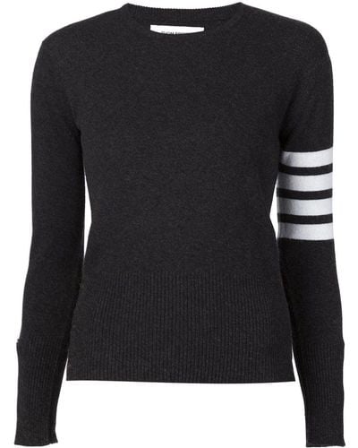 Thom Browne Logo Sweater - Black