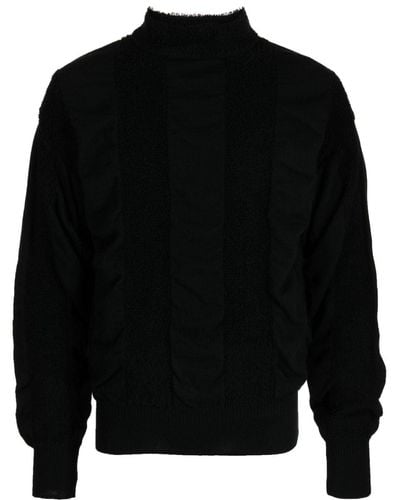 CFCL Mock-neck Wool Sweater - Black