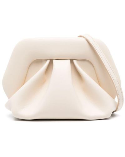 THEMOIRÈ Gea Ruched-detail Cross Body Bag - White