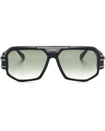 Cazal Mod 675 Pilot-frame Sunglasses - Black