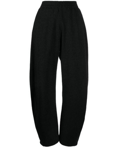 JNBY Pantalon de jogging en coton à détail logo - Noir