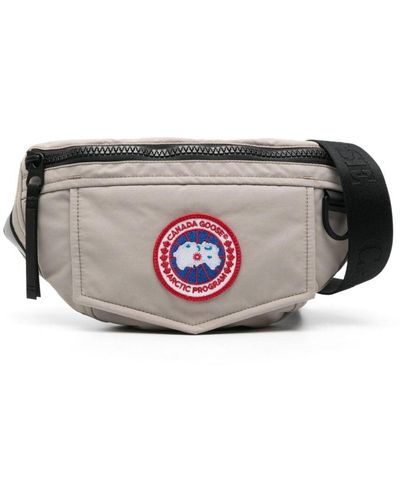 Canada Goose Logo-patch Belt Bag - Grey