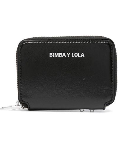 Leather wallet Bimba y Lola Burgundy in Leather - 28104841