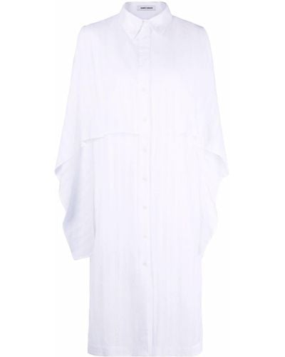 Henrik Vibskov Robe-chemise Slip - Blanc