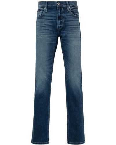 PAIGE Lennox Slim-Fit-Jeans - Blau