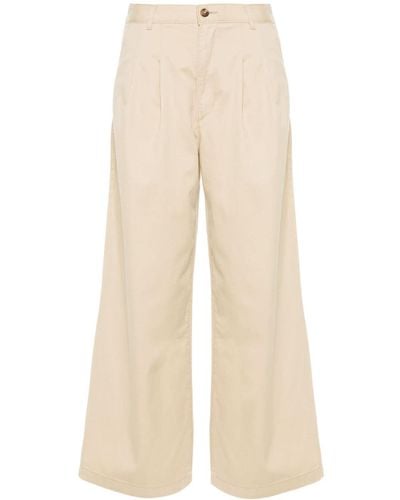 Levi's Pleat-detail Wide-leg Trousers - ナチュラル