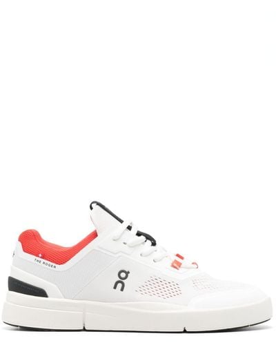 On Shoes The Roger Spin Sneakers Met Logo Reliëf - Wit