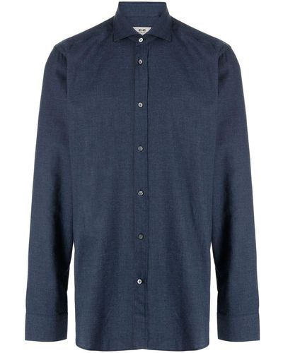 Corneliani Langärmeliges Hemd - Blau