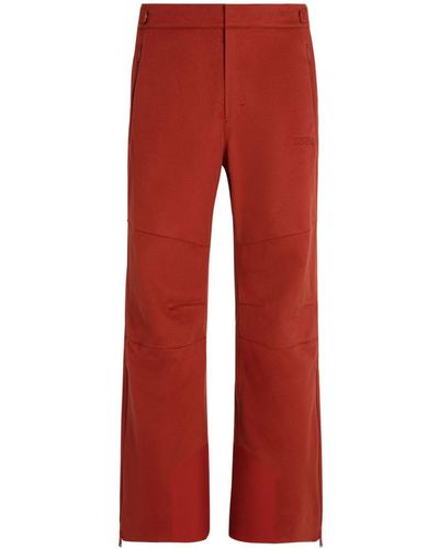 Zegna Oasi Elements Cashmere Ski Trousers - Red