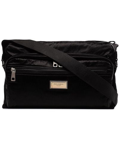 Dolce & Gabbana ドルチェ&ガッバーナ Dg Nylon Samboil メッセンジャーバッグ - ブラック
