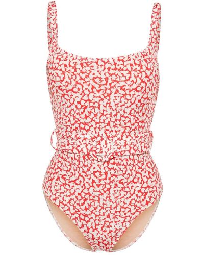 Evarae Cassandra Floral Swimsuit - Red