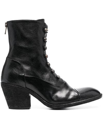 Officine Creative Round-toe 70mm Ankle Boots - Black