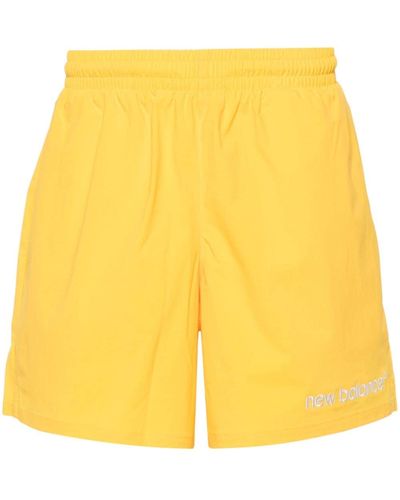 New Balance Archive 1997 Crinkled Deck Shorts - Yellow