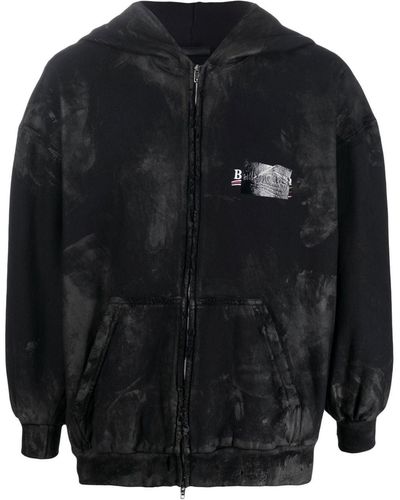 Balenciaga Felpa con zip - Nero