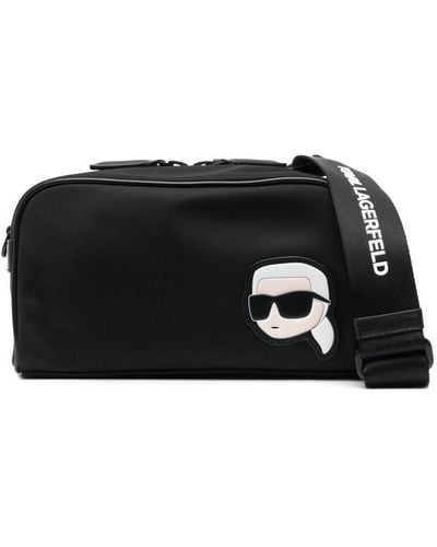 Karl Lagerfeld Ikonik Camera Bag - Black