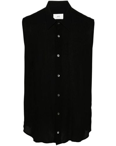 Ami Paris Ami-de-coeur-motif Shirt - Black