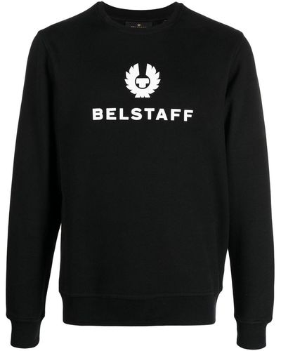 Belstaff Sweater Met Logoprint - Zwart